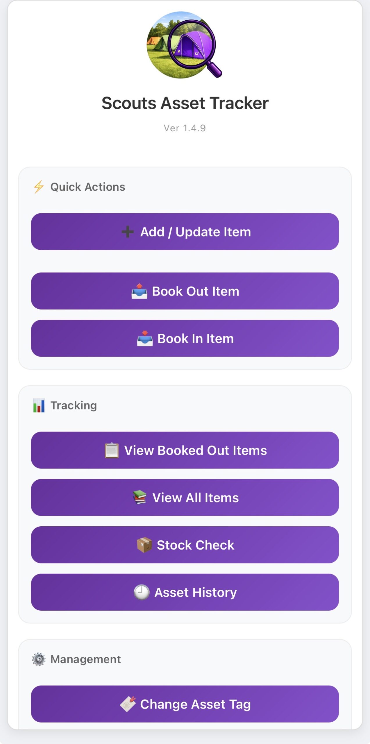 Scout Asset Tracker